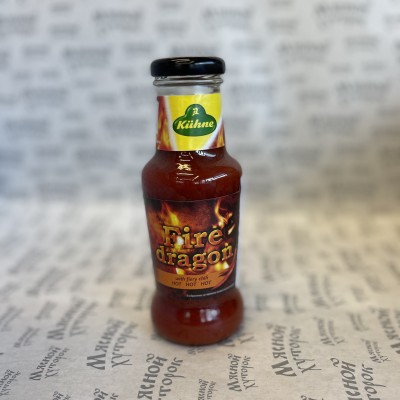 Соус Kuhne Spicy sauce Fire Dragon Томатный с острым перцем чили