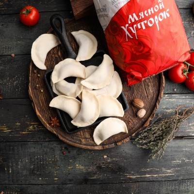 Вареники с грибами и картофелем