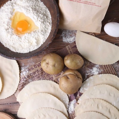 Чебуреки с картофелем